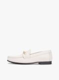 Μπεζ TH Monogram Δερμάτινα Loafers Με Διακοσμητική Αλυσίδα  Γυναίκες