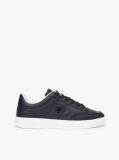 Μαύρο TH Monogram Δερμάτινα Sneakers  Γυναίκες