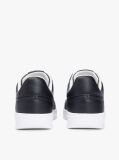 Μαύρο TH Monogram Δερμάτινα Sneakers  Γυναίκες