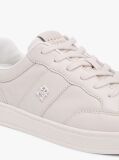 Μπεζ TH Monogram Δερμάτινα Sneakers  Γυναίκες
