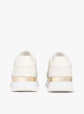 Beige TH Monogram Leather Trainers  Women
