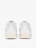 White TH Monogram Leather Mixed Texture Trainers  Women