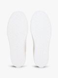 Beige Low Profile Canvas Lace-Up Trainers  Women