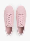 Pink Low Profile Canvas Lace-Up Trainers  Women
