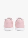 Pink Low Profile Canvas Lace-Up Trainers  Women