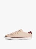 Pink Leather TH Monogram Lace-Up Trainers  Women