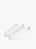 Άσπρο Δερμάτινα Sneakers Με Λογότυπο  Γυναίκες