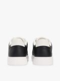 Μαύρο Δερμάτινα Sneakers Με Λογότυπο  Γυναίκες