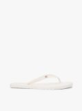 White Chic Enamel Flag Flip-Flops  Women
