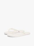 White Chic Enamel Flag Flip-Flops  Women