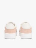 Multi Enamel Flag Leather Court Trainers  Women