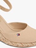 Beige Canvas High Wedge Espadrilles  Women