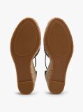 Blue Canvas High Wedge Espadrilles  Women