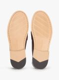 Brown Leather Penny Loafers  Women