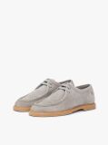 Γκρι TH Monogram Σουέτ Loafers Με Moc Μύτη  Γυναίκες