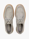 Γκρι TH Monogram Σουέτ Loafers Με Moc Μύτη  Γυναίκες