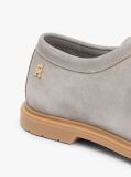 Γκρι TH Monogram Σουέτ Loafers Με Moc Μύτη  Γυναίκες