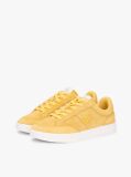 Yellow TH Monogram Suede Court Trainers  Women