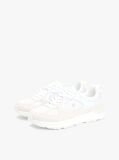 Άσπρο Tonal Sneakers Με Μίξη Υφών Και Μονόγραμμα TH  Γυναίκες