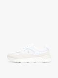 Άσπρο Tonal Sneakers Με Μίξη Υφών Και Μονόγραμμα TH  Γυναίκες