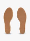 Blue Hemp Crossover Strap Wedge Espadrilles  Women
