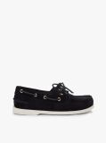 Blue Suede Boat Shoes  Women