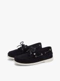 Blue Suede Boat Shoes  Women