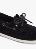 Blue Suede Boat Shoes  Women