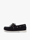 Blue Suede Boat Shoes  Women