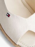 White Hemp Slingback Wedge Espadrilles  Women