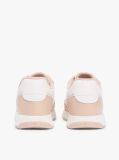 Multi Metallic Logo Leather Serrated Trainers  Women