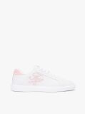 Άσπρο Δερμάτινα Sneakers Με Κεντητό Λογότυπο  Γυναίκες