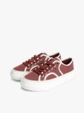 Κόκκινο Sneakers Mε Πλατφόρμα Από Canvas  Γυναίκες