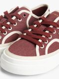 Κόκκινο Sneakers Mε Πλατφόρμα Από Canvas  Γυναίκες