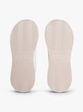 White TH Monogram Leather Mixed Texture Trainers  Women