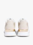 Beige TH Monogram Leather Mixed Texture Trainers  Women