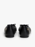 Black TH Monogram Embossed Ballerinas  Women