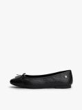Black TH Monogram Embossed Ballerinas  Women