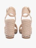 Multi Raffia Strap High Wedge Espadrilles  Women