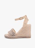 Multi Raffia Strap High Wedge Espadrilles  Women