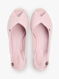 Pink Hemp Slingback Wedge Espadrilles  Women