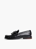 Μαύρο Δερμάτινα Loafers Με Tassel  Γυναίκες