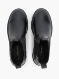 Black Leather TH Monogram Panel Chelsea Boots  Women