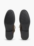 Brown Enamel Flag Suede High Chelsea Boots  Women