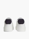 Μπεζ TH Monogram Δερμάτινα Sneakers Σε Στιλ Πλατφόρμας  Γυναίκες