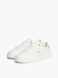 Μπεζ Δερμάτινα Sneakers Με Ανάγλυφο Φινίρισμα  Γυναίκες