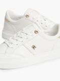 Μπεζ Δερμάτινα Sneakers Με Ανάγλυφο Φινίρισμα  Γυναίκες