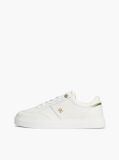 Μπεζ Δερμάτινα Sneakers Με Ανάγλυφο Φινίρισμα  Γυναίκες