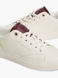 Μπεζ TH Monogram Δερμάτινα Sneakers  Γυναίκες