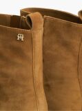 Brown Kitten Heel Suede Ankle Boots  Women